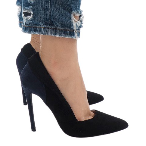 Fekete klasszikus velúr sarok 95299-35