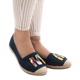 Navy blue espadrilles, farmer H88-5 kék Navy blue espadrilles, farmer H88-5 kék