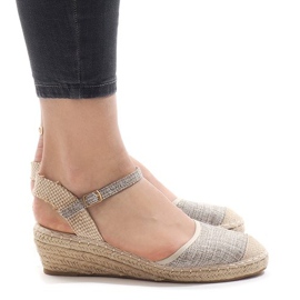 Szürke ék szandál espadrilles LLI-3M88-7 Szürke ék szandál espadrilles LLI-3M88-7