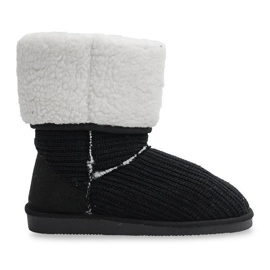 Meleg eszkimó csizma 7715 fekete