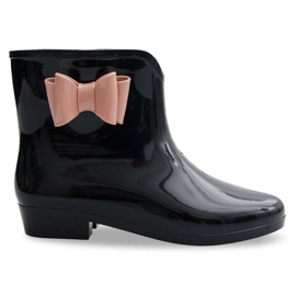 Wellington csizma íjjal NEW2 Fekete