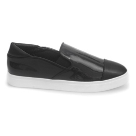 Cipők Slip On 021 Black fekete