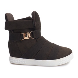 Wedge cipők 669 Olive zöld