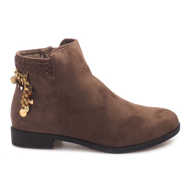 Velúr LL113 Khaki csizma zöld