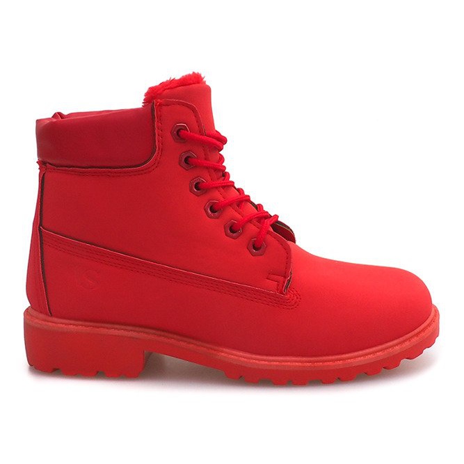 Warm Timber Trappers 8315-19 Red piros