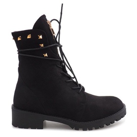 Velúr díszített csapdázók H99-17 Fekete Velúr díszített csapdázók H99-17 Fekete