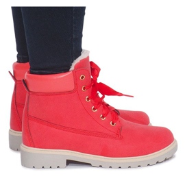 Szigetelt Timberki Trappers TL0127-4 Piros