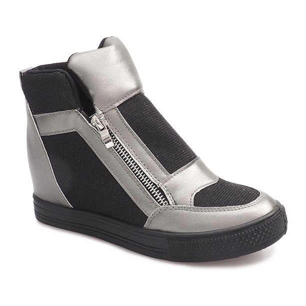 Ékcipők TL020-3 fekete szürke