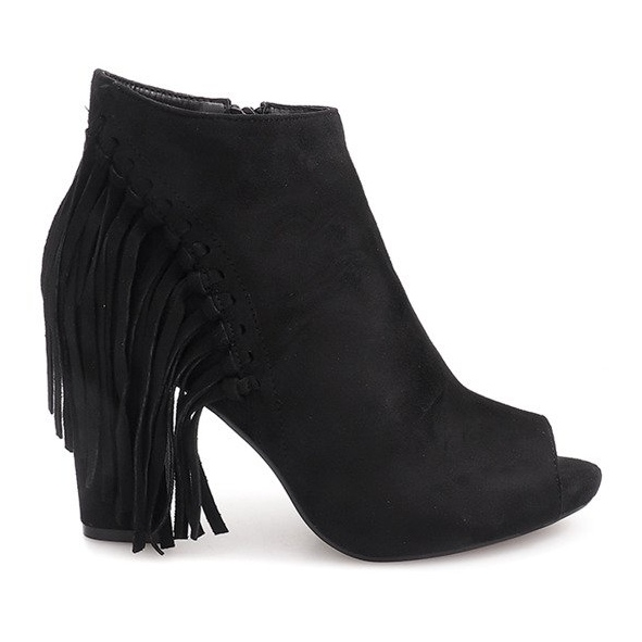 Nyitott orrú csizma a postán 1526-1 fekete