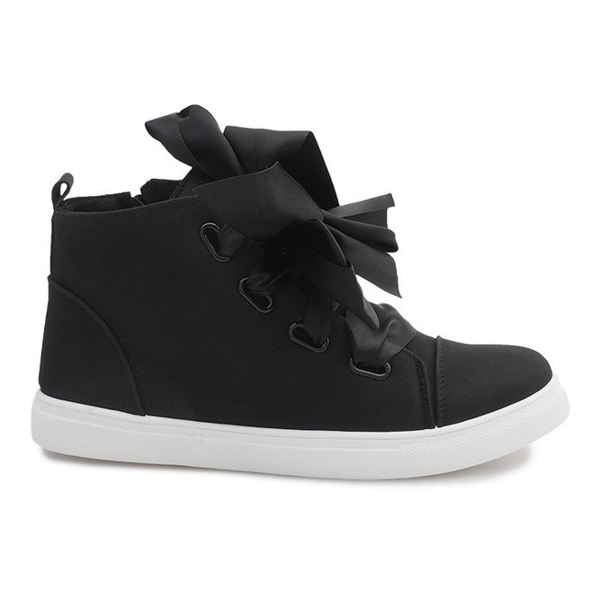 Velúr csizma íjakkal TL0148-4 Fekete Velúr csizma íjakkal TL0148-4 Fekete