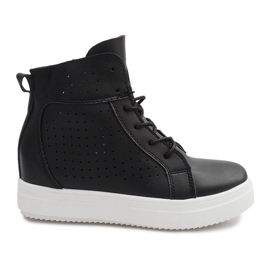 Áttört ék cipők NB53P Fekete