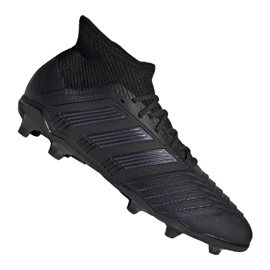 Adidas Predator 19.1 Fg Jr G25791 futballcipő fekete fekete