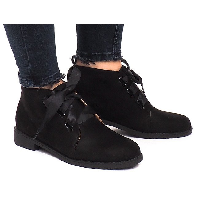 Velúr csizma íjak 100-815 fekete