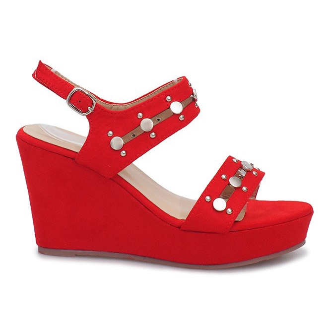 Piros ék szandál Add fel