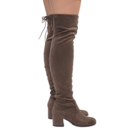 Velúr csizma a TE1704-3 oszlopon sokszínű