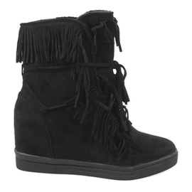 Fekete szigetelésű cipők H6301AR