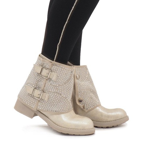 Marquiiz Arany díszítésű csizma 6352-PA aranysárga