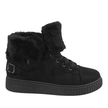 Fekete szigetelésű csizma B192-1