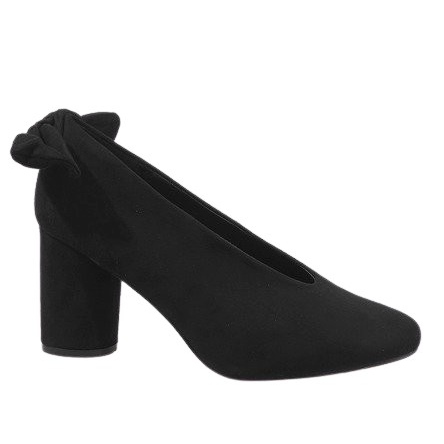 Fekete velúr szivattyúk az LL-93P Schwarz oszlopon