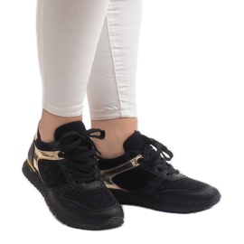 Fekete LR88010 edzőcipő Fekete LR88010 edzőcipő