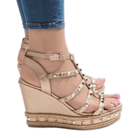 Réz ék szandál VS-368 aranysárga Réz ék szandál VS-368 aranysárga