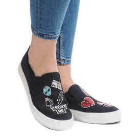 Fekete NB102P csúszós cipők Fekete NB102P csúszós cipők