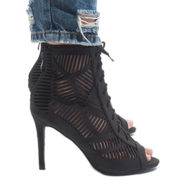 Fekete bokacsizma 1610-225