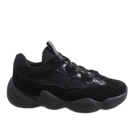 2018-13 fekete sportcipő