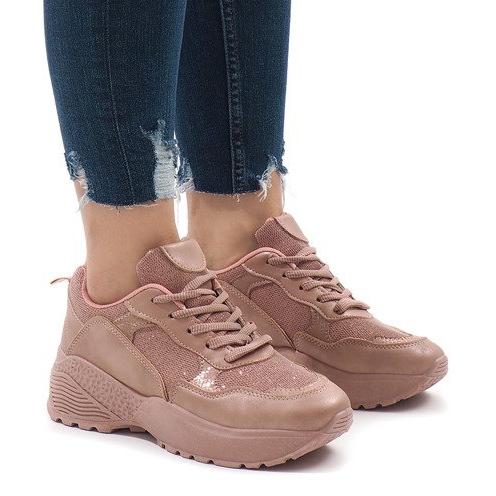 BY-080 rózsaszín sportcipő