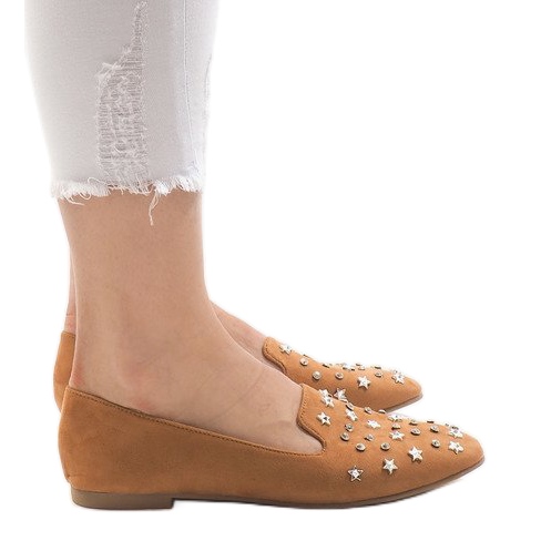 Teve naplopók balerinák F3262 barna