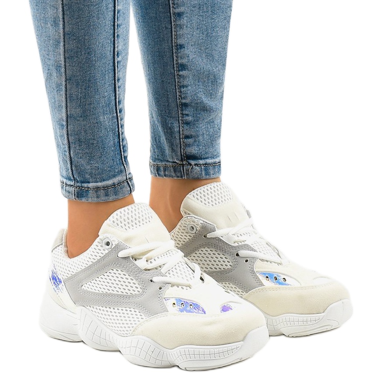 Fehér MS522-9 edzőcipő