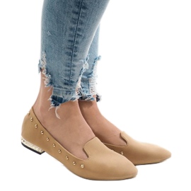 Teve naplopók balerinák ZHC-980 barna Teve naplopók balerinák ZHC-980 barna