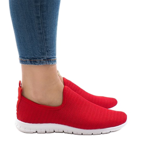 Piros sportcipő 909-17