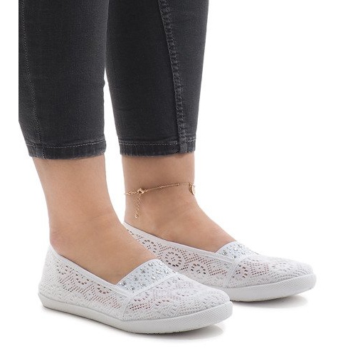 1148-Y fehér fűzős cipők 1148-Y fehér fűzős cipők