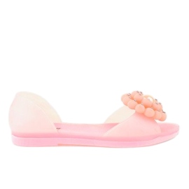 Rózsaszín Meliski szandál virággal HM701