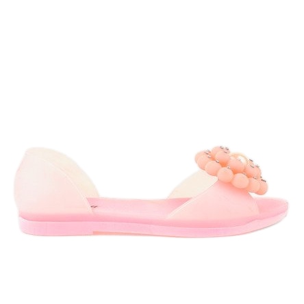 Rózsaszín Meliski szandál virággal HM701