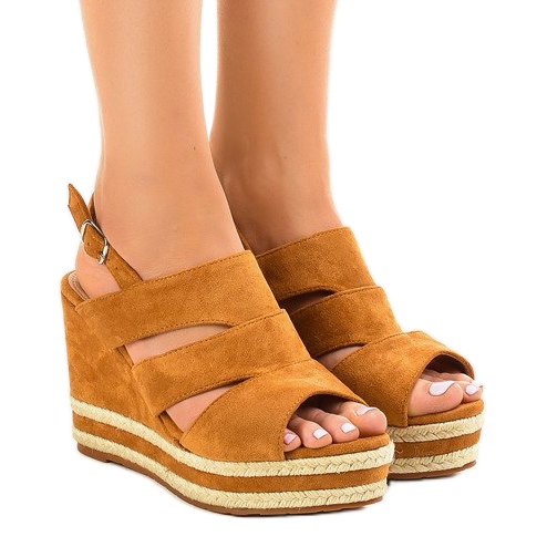 Barna espadrilles ék FG6