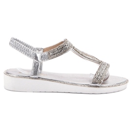 SHELOVET Ék Szandál Rugalmas szürke