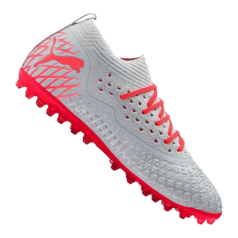 Puma Future 4.2 Netfit Mg M 105681-01 futballcipő sokszínű szürke Puma Future 4.2 Netfit Mg M 105681-01 futballcipő sokszínű szürke