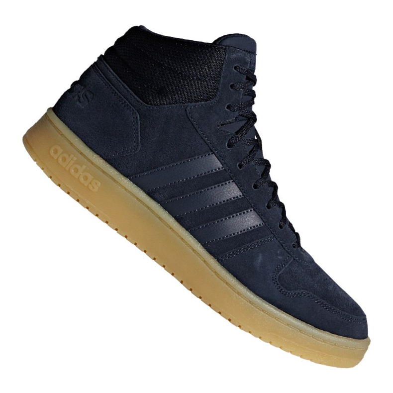 Kosárlabda cipő adidas Hoops 2.0 Mid M F34798 sötétkék sötétkék
