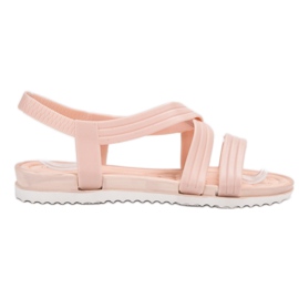 SHELOVET Csúsztatható gumiszandál rózsaszín
