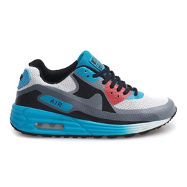 Neony futócipő B306-9 Fehér fekete kék sokszínű