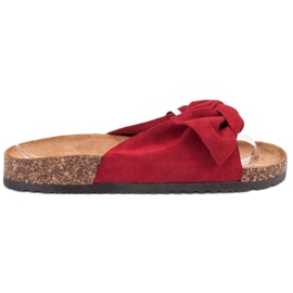 Super Me Divatos piros papucs Super Me Divatos piros papucs