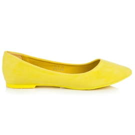 Seastar Velúr balerina Spitzben sárga