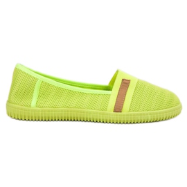 SHELOVET Neon Slipons sárga