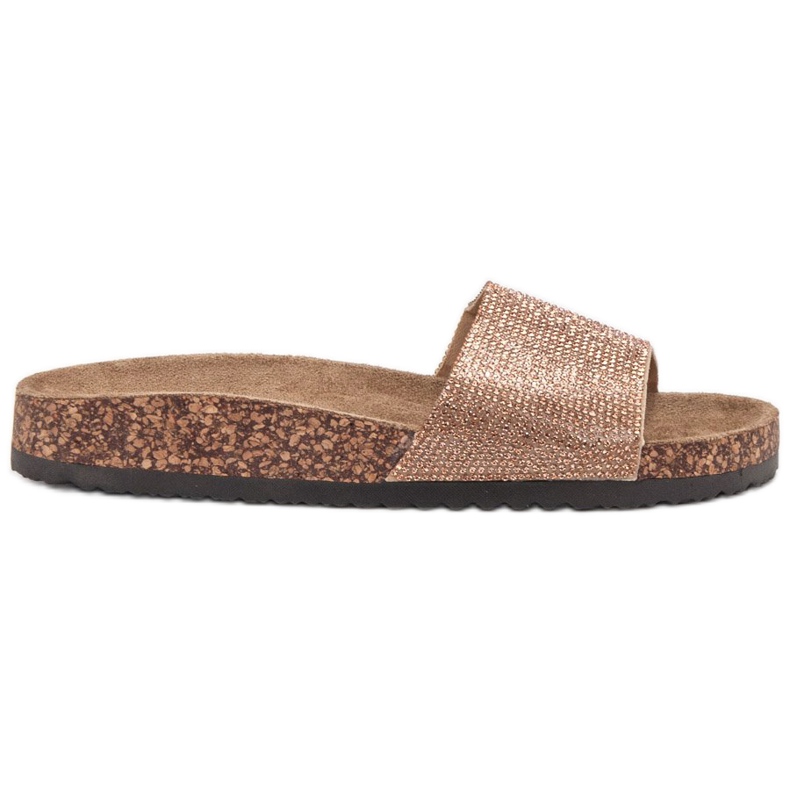 Bona Papucs parafa talppal sárga