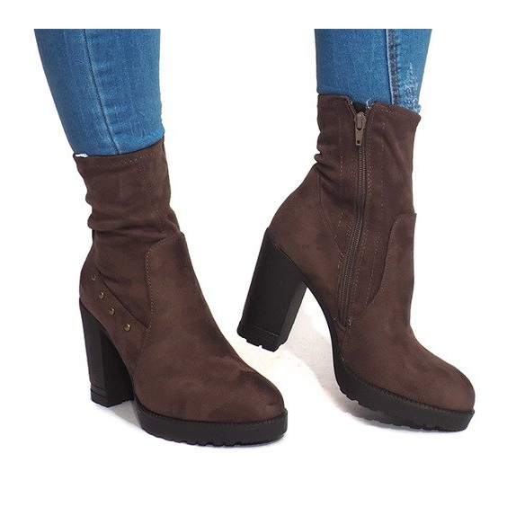 Velúr BG-59 Taupe csizma barna sokszínű Velúr BG-59 Taupe csizma barna sokszínű