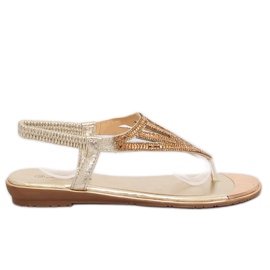 Arany papucsok M03 Gold aranysárga