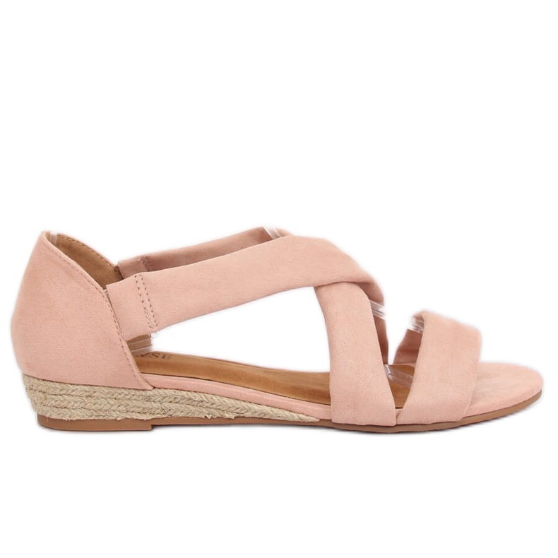 Rózsaszín espadrilles szandál 9R72 Pink
