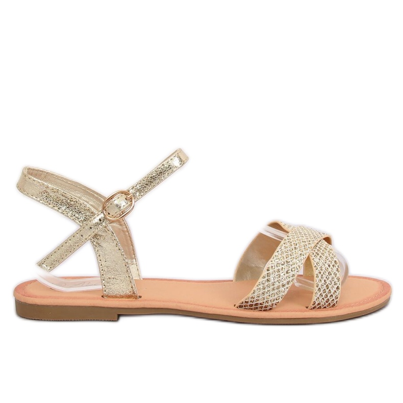 Női és arany szandál WL282 Gold aranysárga
